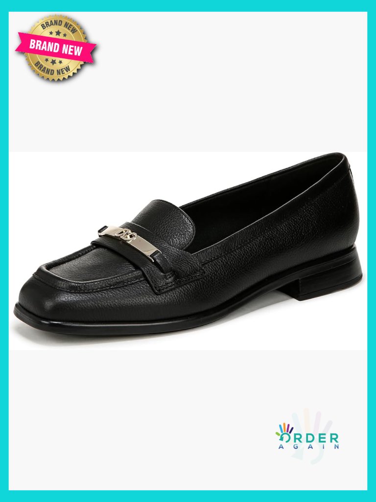 Classic Loafer With Comfort Cushioning Slip-On Flat Leather